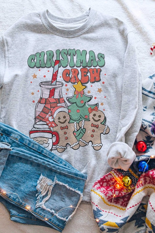 CHRISTMAS CREW Graphic Sweatshirt