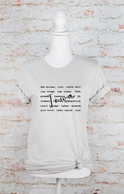 Iowa Words Boutique Tee