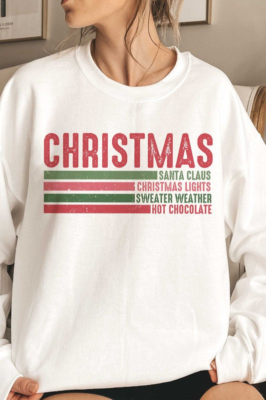 RETRO CHRISTMAS Graphic Sweatshirt