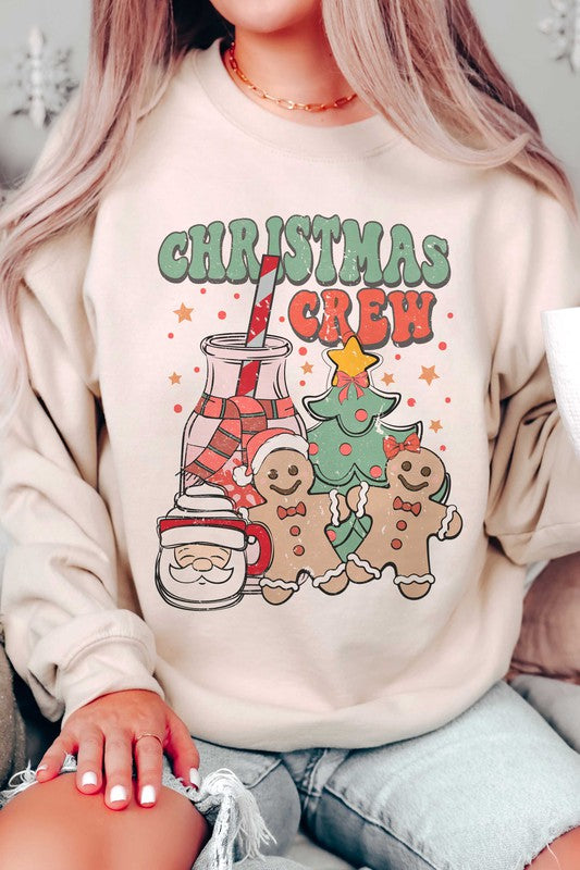 CHRISTMAS CREW Graphic Sweatshirt