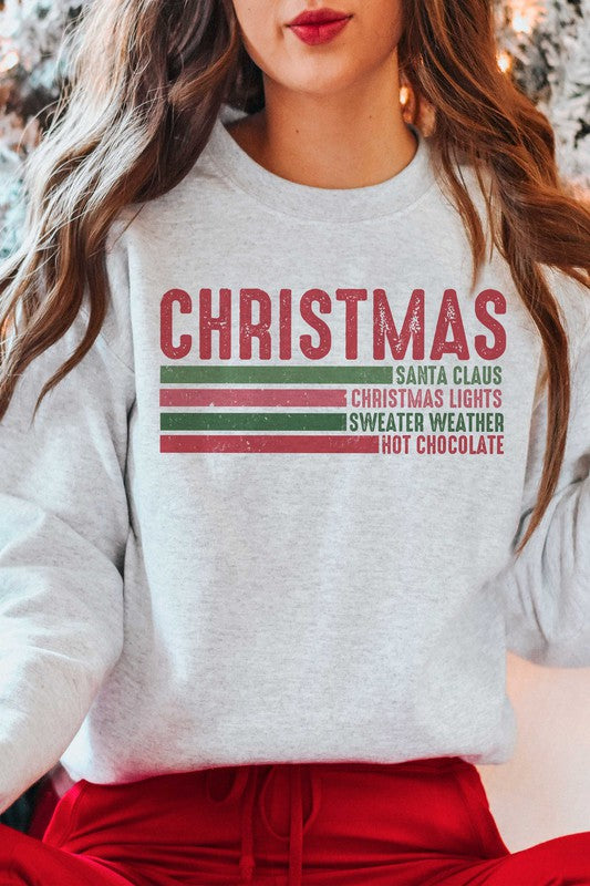 RETRO CHRISTMAS Graphic Sweatshirt