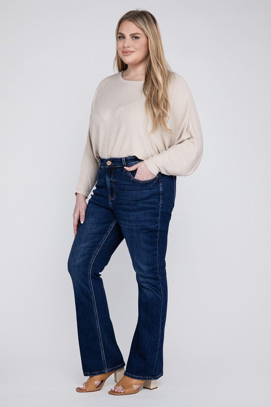 Plus Size High Rise Bootcut Jeans