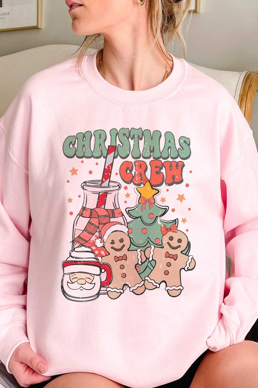 CHRISTMAS CREW Graphic Sweatshirt